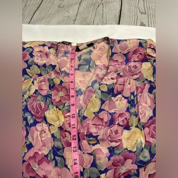 Vintage Lynda Pizzuto for Phoebe Dress Floral Prind - Picture 16 of 16